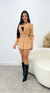 Imagem do Macaquinho Blazer Feminino Alfaiataria Com Cinto Carol
