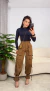 Calça Cargo Diana - Marrom - loja online