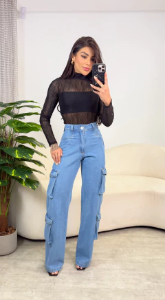 Calça Jeans Cargo Erika - comprar online