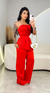 Conjunto Alfaiataria Celine - Vermelho na internet