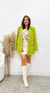 Vestido Couro Jessy - Off White - comprar online