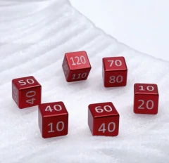 CONJUNTO DE CONTADORES DE DANO TCEVOLUTIONS - CLÁSSICO COM 6 PEÇAS - DIECASTS & COLLECTABLES MINIATURAS