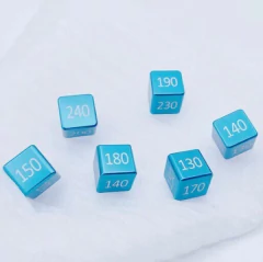 CONJUNTO DE CONTADORES DE DANO TCEVOLUTIONS - CONTAGEM ALTA COM 6 PEÇAS - DIECASTS & COLLECTABLES MINIATURAS