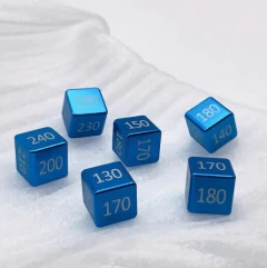 CONJUNTO DE CONTADORES DE DANO TCEVOLUTIONS - CONTAGEM ALTA COM 6 PEÇAS - DIECASTS & COLLECTABLES MINIATURAS
