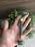 Massageador facial - quartzo verde (face roller)