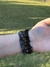 Kit de pulseiras para proteção energética - turmalina negra, cianita azul e olho de tigre - Althearin Cristais