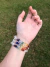 Pulseira 7 chakras em cascalho - cristal