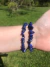 Pulseira em cascalho de lápis lazúli - comunicação e espiritualidade.