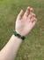 Pulseira cascalho de zoisita com rubi - - comprar online