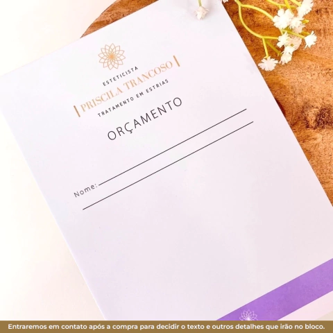 Bloco Papel Timbrado A4 (21x29cm) - comprar online