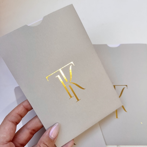 Postal 10x15cm + Envelope Hotstamp