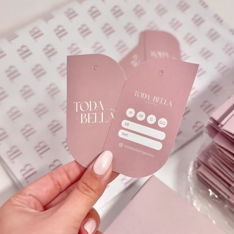 Tag 5x9cm Formato Folha - comprar online