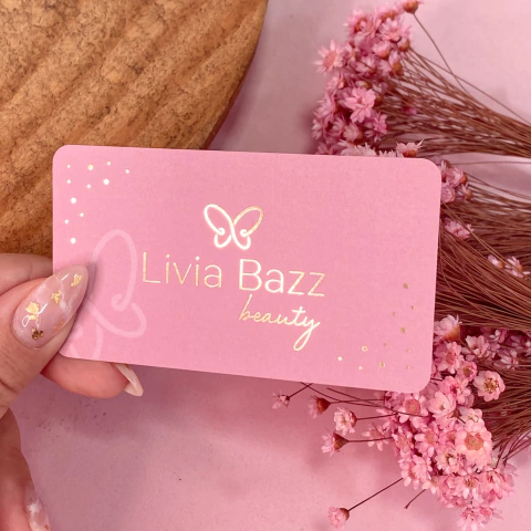 Cartão de Visita Hotstamp