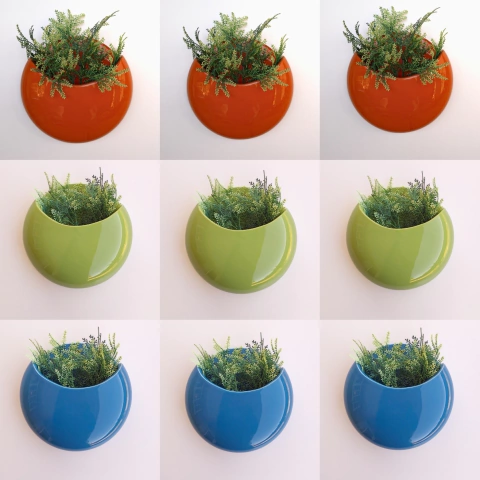 Vaso de Parede Lua - Liso