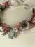 tiara coroa de flores desidratadas adulto