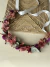 coroa de flores secas infantil para aniversários ou casamentos
