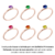 #FLASH - Par de alianças Mini Bali | Prata 950 folheadas a ouro rosé 18K - comprar online