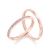 #FLASH - Par de alianças Benzinho shine | Prata 950 folheadas a ouro rosé 18K