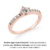 #FLASH - Par de alianças Laços | Prata 950 folheadas a ouro rosé 18K - Macchi | Alianças para todas as formas de amor
