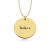 #FLASH - Colar Histórias Personalizado - redondo (grande) | Prata 950 folheado a ouro 18K