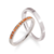 Par de alianças Baby shine Primavera Laranja | Prata 950 - comprar online
