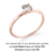 Imagem do #FLASH - Par de alianças Eternidade | Prata 950 folheadas a ouro rosé 18K