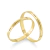 #FLASH - Par de alianças Amora | Ouro 18K