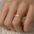 #FLASH - Par de alianças Amorzinho | Prata 950 folheadas a ouro 18K - comprar online