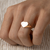 Anel Paixão Personalizado | Prata 950 folheado a ouro rosé 18K - comprar online
