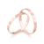 Par de alianças Honey | Ouro rosé 18K - comprar online