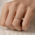 #FLASH - Par de alianças Baby shine | Prata 950 folheadas a ouro rosé 18K - comprar online