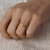 Par de alianças Baby shine Primavera Laranja | Prata 950 folheadas a ouro rosé 18K na internet