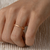 #FLASH - Par de alianças Constelação | Prata 950 folheadas a ouro rosé 18K - comprar online