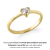 Par de alianças Mimo | Prata 950 folheadas a ouro 18K - comprar online