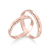 Par de alianças Dengo | Ouro rosé 18K - comprar online