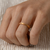 #FLASH - Par de alianças Destino | Prata 950 folheadas a ouro rosé 18K - comprar online
