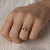 Anel Solitário Gabs Vermelho | Prata 950 folheado a ouro rosé 18K na internet