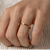 #FLASH - Aliança Heaven (unidade) | Prata 950 Folheada a ouro rosé 18K - comprar online