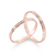 Par de alianças Hello | Ouro rosé 18K - comprar online
