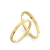#FLASH - Par de alianças Joy | Prata 950 folheadas a ouro 18K