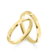 #FLASH - Par de alianças Lelê | Prata 950 folheadas a ouro 18K