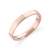 Imagem do Par de alianças Paixonite | Prata 950 folheadas a ouro rosé 18K