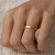 #FLASH - Par de alianças Saturno | Prata 950 folheadas a ouro 18K - comprar online