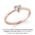 Imagem do #FLASH - Par de alianças Tusquinha | Prata 950 folheadas a ouro rosé 18K