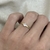 #FLASH - Anel Solitário Lua | Prata 950 folheado a ouro 18K e Zircônia - comprar online