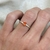 #FLASH - Anel Solitário Primavera Laranja | Prata 950 folheado a ouro 18K - comprar online