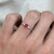 #FLASH - Anel Solitário Primavera Rosa | Prata 950 folheado a ouro rosé 18K - comprar online