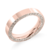 Par de alianças Tudão | Prata 950 folheadas a ouro rosé 18K - comprar online