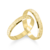 #FLASH - Par de alianças Tusquinha | Ouro 18K
