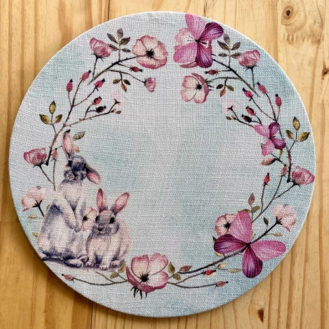 Sousplat Florido Páscoa - Completo ou Capa*